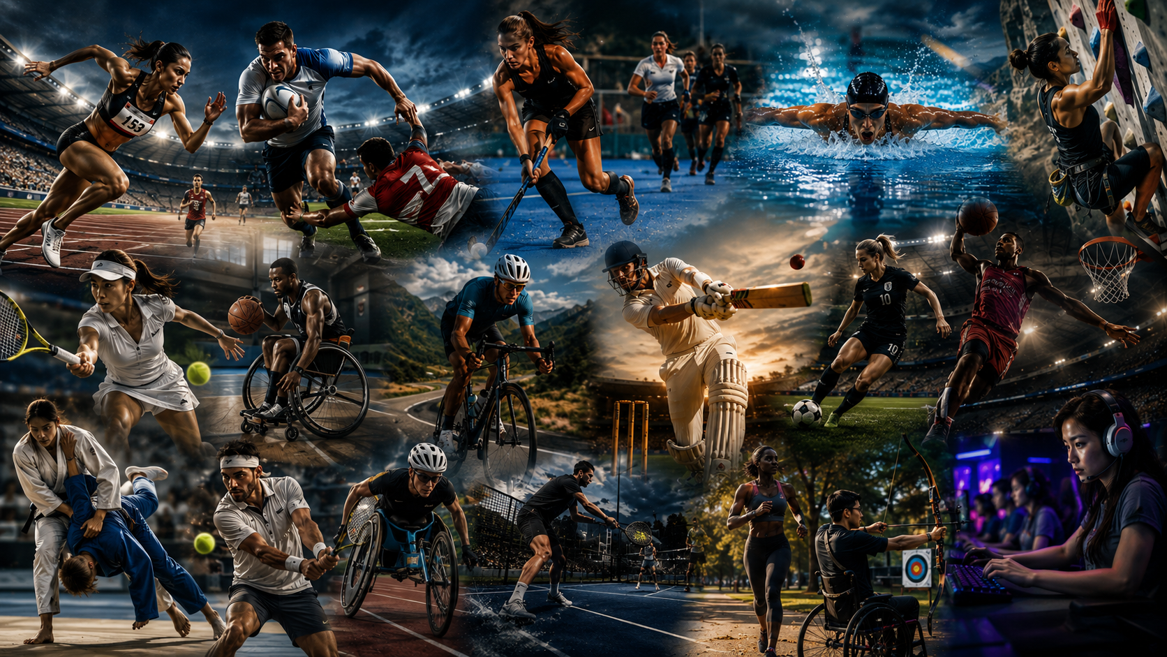 Athletes and competitors representing sports supported by Skizzey